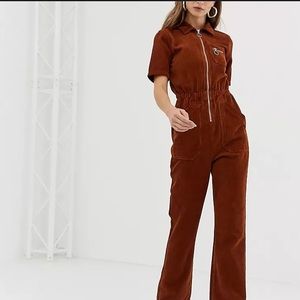 ASOS Denim 70s Style Boilersuit Jumpsuit